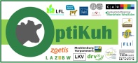 Logo mit Kuhkopf und Logo von Behörden, Universitäten