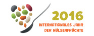 Logo des internationalen Jahrs der Huelsenfruechte 2016
