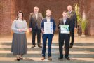 (v. l.) Staatsministerin Michaela Kaniber, BBV-Präsident Walter Heidl, Konstantin Röther, Hartmut Dittmann, VLM-Vorsitzender Harald Schäfer 