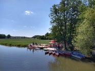 Boote auf der Rednitz