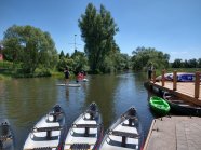 Ruderboote auf der Rednitz