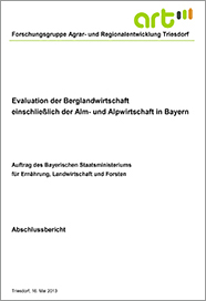 Titelseite des Abschlussberichts zur Evaluation der Berglandwirtschaft