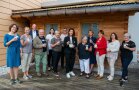 Gruppenfoto mit Ministerin Kaniber und den Teilnehmern der ersten Qualifizierung