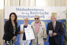 Staatsehrenpreis - Foto mit Preisträger (Foto: Giulia Iannicelli/StMELF)