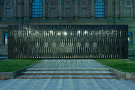 Temporärer Eingangspavillon vor der alten Pinakothek München, Klenzeportal