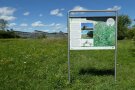 Schautafel Säume der Vielfalt auf dem Gelände der LfL in Freising.