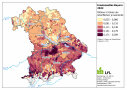 Mittlerer C-Faktor der Ackerflächen je Gemeinde in Bayern