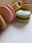 Handwerklich hergestellte Macarons aus der Konditorei