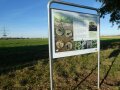 Schautafel in der Landschaft