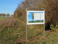 Schautafel in der Landschaft