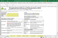 Eingabemaske des Programms LfL Düngebedarf Excel