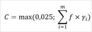 Formel zur Berechnung des C-Faktors