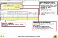 Tabellenblatt Abweichende Werte im Excelprogramm.