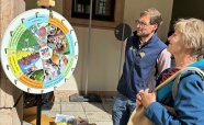 Infostand der LfL auf der Bauernmarktmeile München