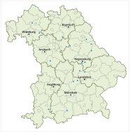 Karte der Betriebe im Praxis-Netzwerk Streuobst