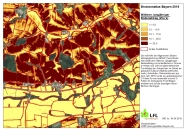 Landschaftsausschnitt Bodenabtrag