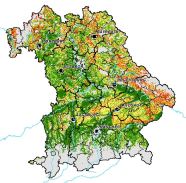 Bayernkarte: Feldblock Hangneigung