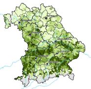Bayernkarte: Erosion C Faktor