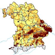 Bayernkarte: Bodenabtrag auf Ackerflächen