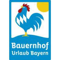 Logo "Blauer Gockel", das Markenzeichen des Landesverbands Bauernhof- und Landurlaub Urlaub auf dem Bauernhof in Bayern