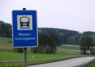 Verkehrsschild Wasserschutzgebiet