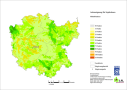 Karte der Anbaueignung für den Sojaanbau in Mittelfranken