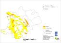 Karte der Bodeneignung für den Sojaanbau in Oberfranken