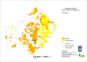 Karte der Bodeneignung für den Sojaanbau in Unterfranken