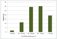 Abbildung 3: Anteil der Größenkaliber am Gesamtertrag