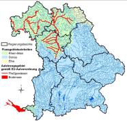 Karte Aaleinzugsgebiete