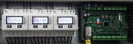 Strom- und Datenerfassung: Stromzähler und Steuerungselektronik