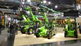 Mehrere Teleskop-Lader auf der EuroTier 2024