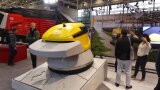 Futterschieber der Firma Lely auf der EuroTier 2024