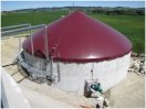 Gärbehälter eines Pilotbetriebs zur Grünland basierten Biogaserzeugung