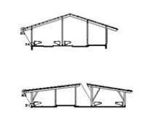 Zeichnung Stallkonstruktion