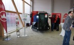 Selbstfahrer-Futtermischwagen in einer Ausstellung