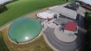 Abb. 1: Luftbild der Biogasanlage Grub