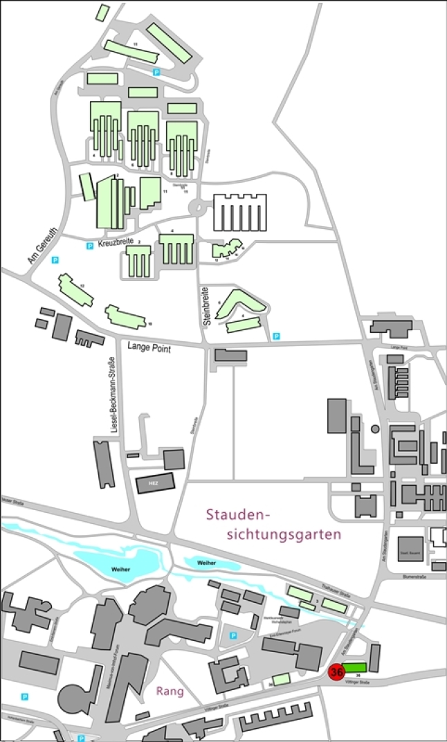 Lageplan Vöttinger Straße 36