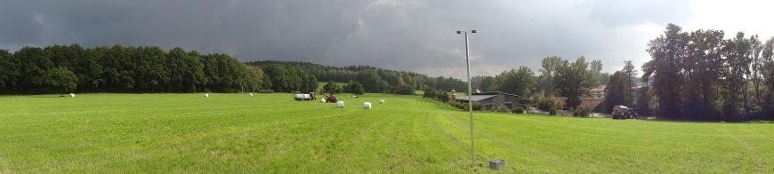 Blick über Feld