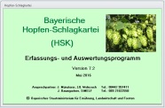 Titelfoto PC-Programm Hopfenschlagkartei 7.2