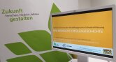Bildschirm mit Präsentation