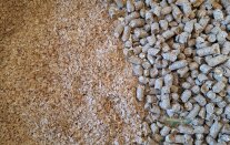 Weizenkleie in verschiedenen Formen (lose und pelletiert)