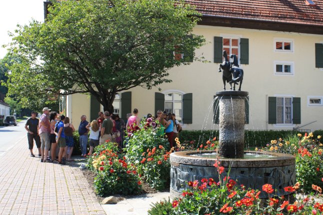 Eine Gruppe Besucher