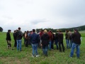 Besucher am Feld am Betrieb Stangl 2018