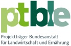 Logo: Projektträger Bundesanstalt für Landwirtschaft und Ernährung (PTBLE).