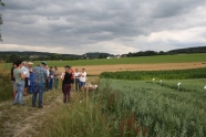 Besucher am Feldtag Mang