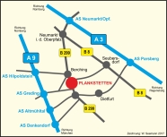 Anfahrtsskizze nach Plankstetten