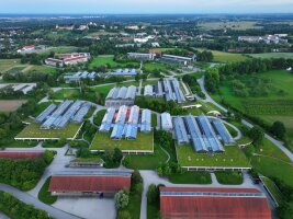 Luftbild des Geländes der LfL in Freising