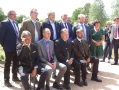Staatsminister Helmut Brunner mit Ehrengästen und Vertretern der LfL sowie der Ämter für Ernährung, Landwirtschaft und Forsten. 