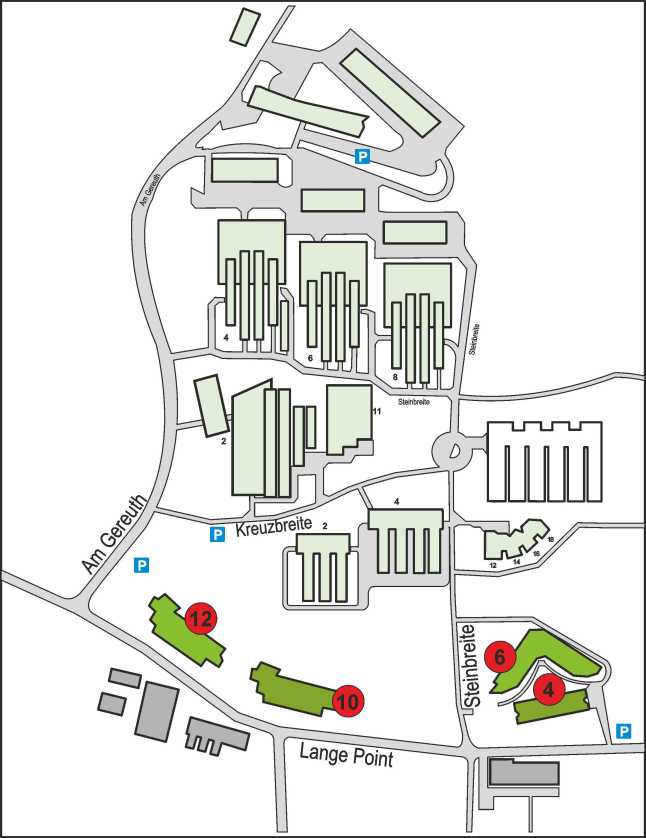 Lageplan LfL Freising Lange Point